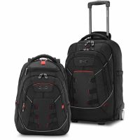 Rugged Backpack for 11" to 15.6" Laptop & Tablet, Water Bottle Pocket, Black