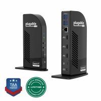 13-in-1 USB-C Triple Monitor Docking Station with 100W Charging